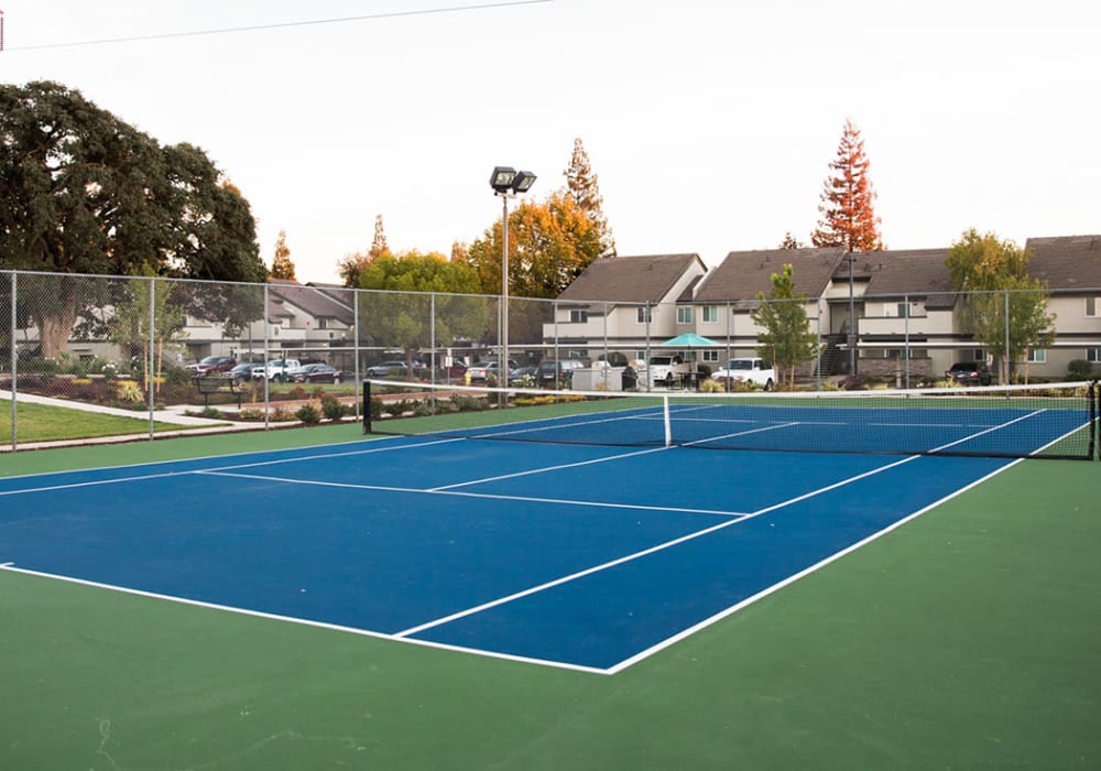 Tennis court at Allegria at Roseville in Roseville, California