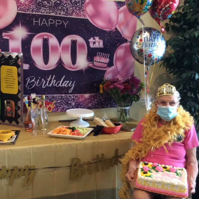 Resident 100th Birthday