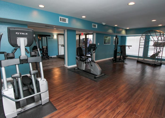 luxury fitness center at The Bluffs at Epps Bridge