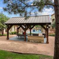Grilling area at The Loop in Conroe, Texas