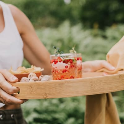 some fun summer drinks by the lake at Beachwood North in Joint Base Lewis McChord, Washington