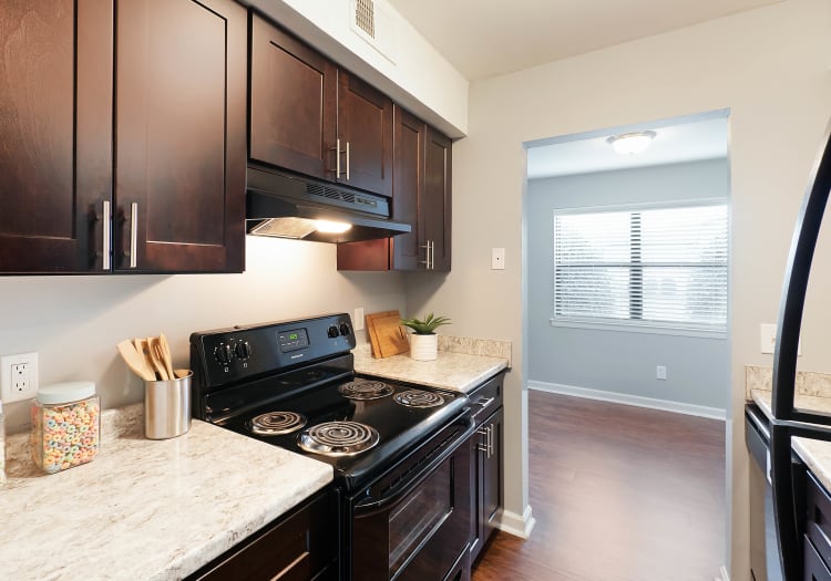 Spacious rooms with hardwood floors at Northshore Flats in Chattanooga, Tennessee