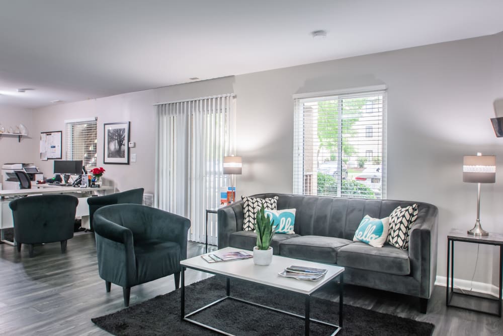 Leasing office at Appleby Apartments in New Castle, Delaware