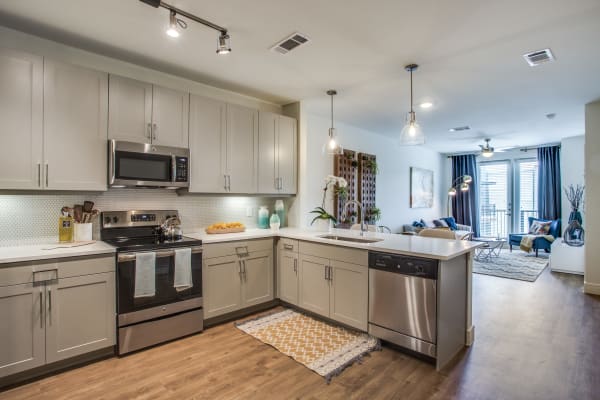 Wonderful kitchen at The Ellison in Dallas, Texas