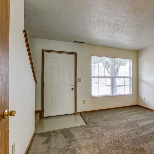 Entryway with a door and window at Wellington Place in Ottawa, Ohio