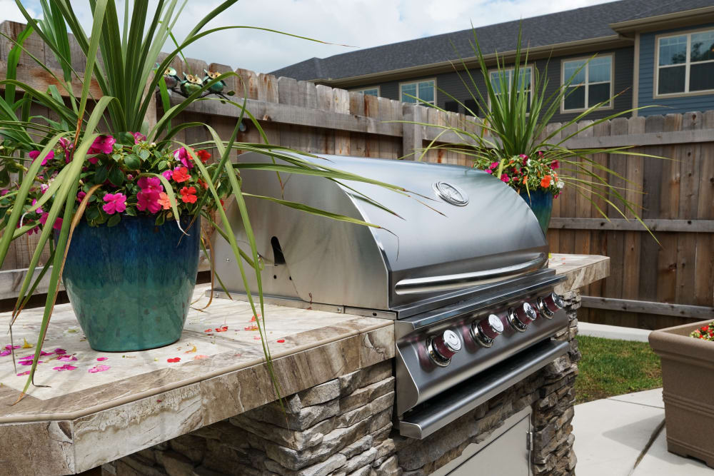 Outdoor grill at Harmony at White Oaks in Bridgeport, West Virginia
