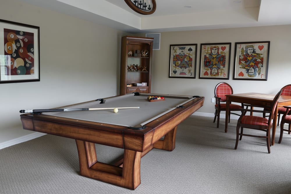 Billiards at Harmony at Morgantown in Morgantown, West Virginia