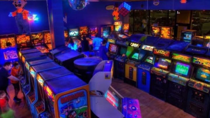 Classic arcade games near Olympus Auburn Lakes in Spring, Texas