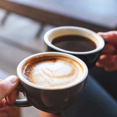 Close up of a coffee cups at Sand Pebble and Spanish Oaks in Sparks, Nevada