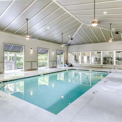 Indoor swimming pool at Harbor Creek Apartments, Canton, Georgia