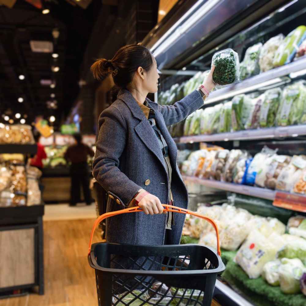 Woman shopping at supercenter near Palomar Stables in Lexington, Kentucky