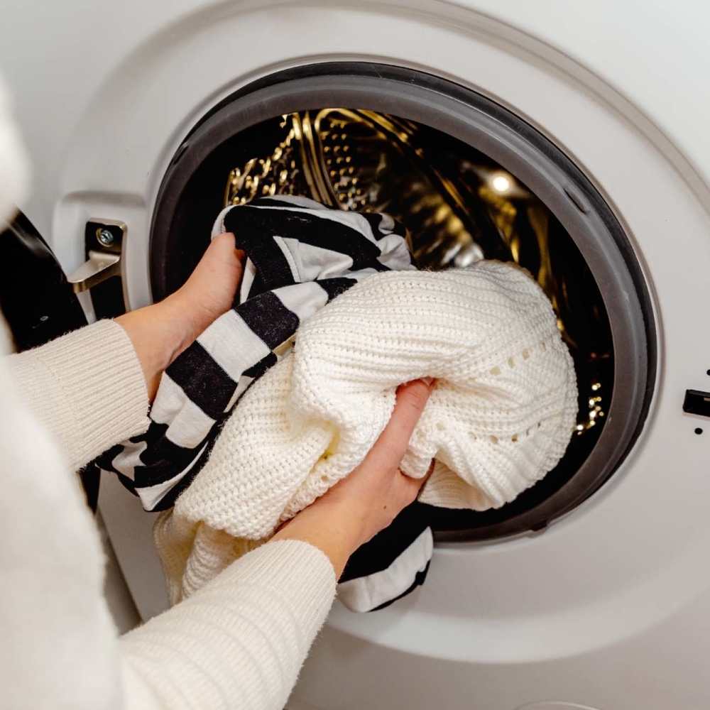 Laundry facility at Casa Bella in Victorville, California