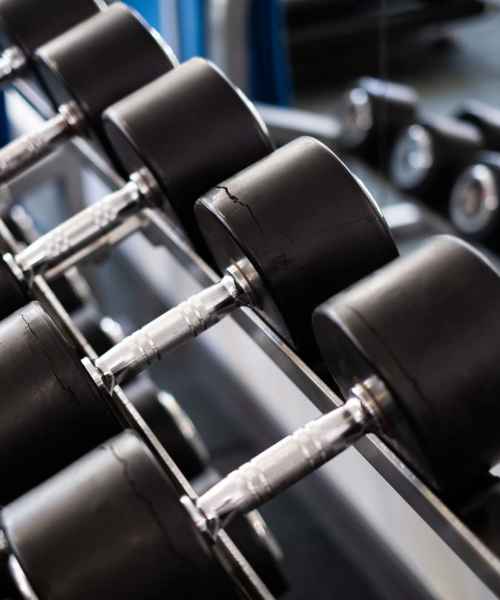 Fitness center at Granville Woods Lofts in Columbus, Ohio