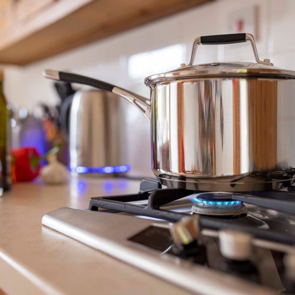Kitchen at The Warwick at Foundry Creek in Richmond, Virginia