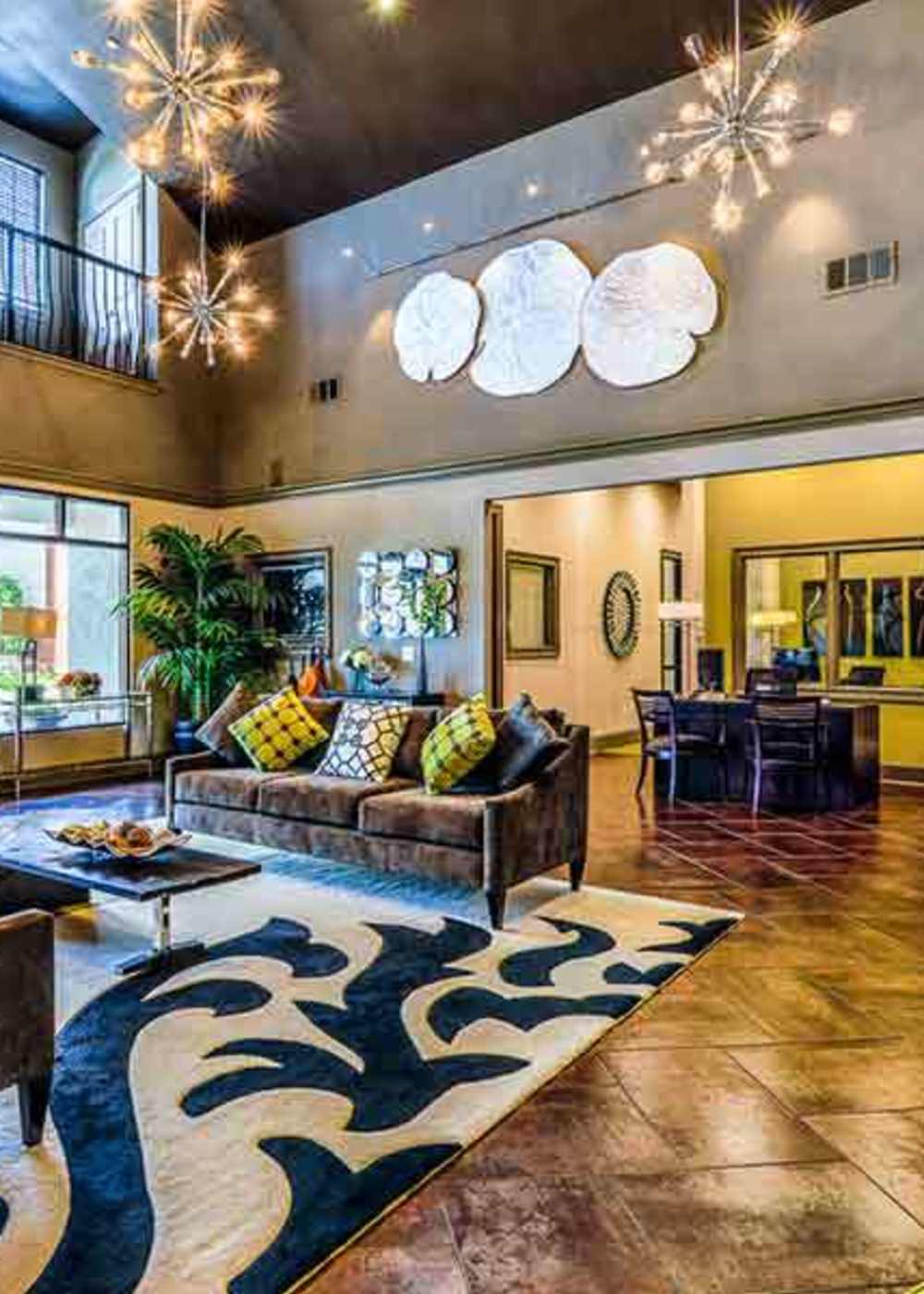 Great foyer space at The Reserve at Johns Creek Walk in Johns Creek, Georgia
