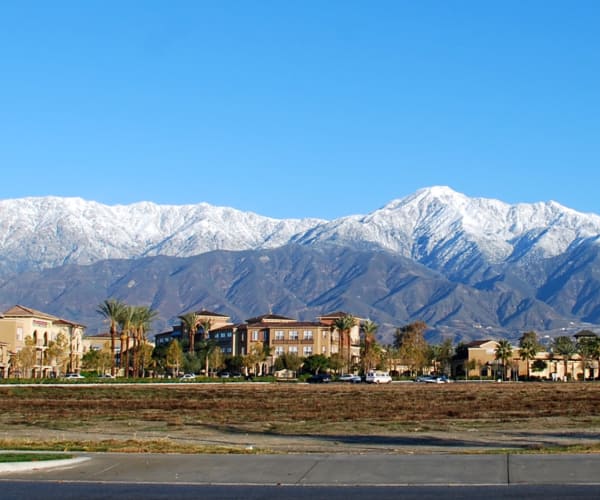Living room at Merrill Gardens at Rancho Cucamonga in Rancho Cucamonga