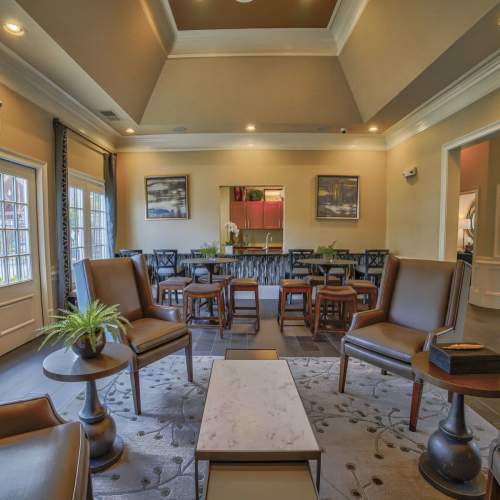 Community dinning area at Avonlea Highlands in Cartersville, Georgia