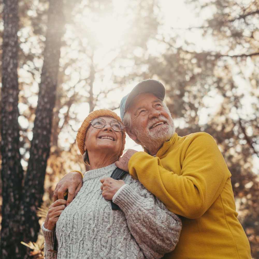 Couple posing near The Lofts At Union Crossing in Gastonia, North Carolina