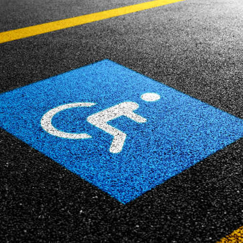 Handicap accessible at Dunbury Greene in Columbus, Ohio