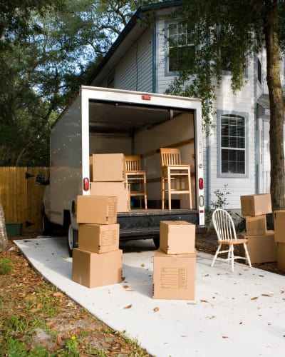 Moving Truck at Neighborhood Storage in Belleview, Florida