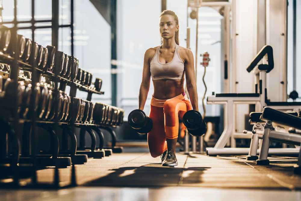 Woman working out at Briargate on Main in Parker, Colorado