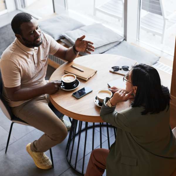 Media room and coffee bar at Cedar Broad, Richmond, Virginia