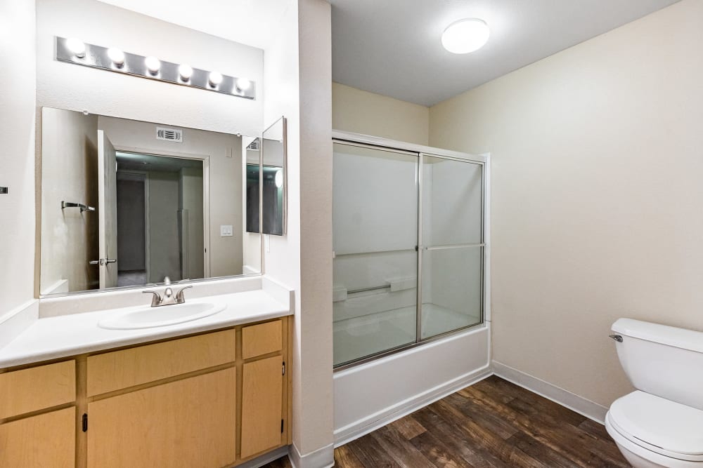 Bathroom at Creekside Village Senior Apartment Homes in Pittsburg, California