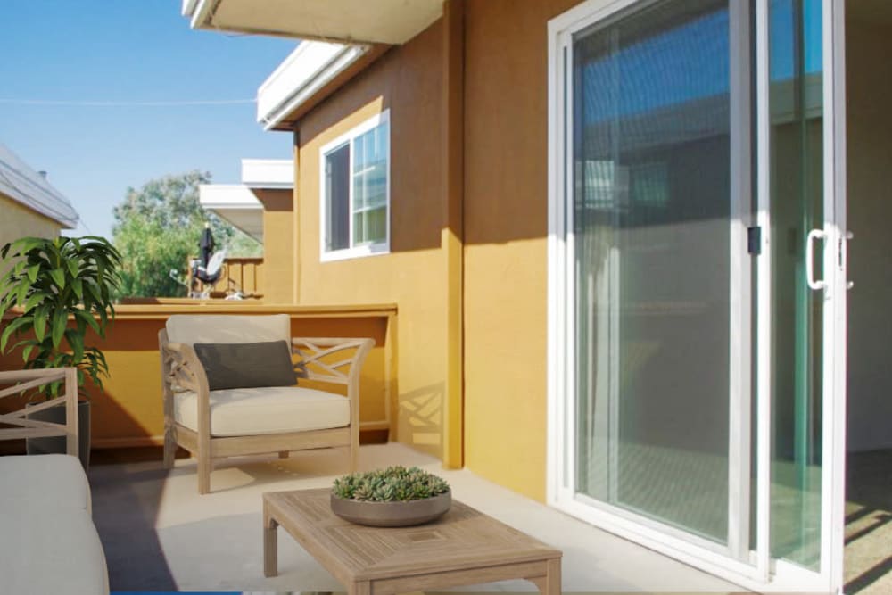 Patio at Briarwood Apartment Homes in Livermore, California