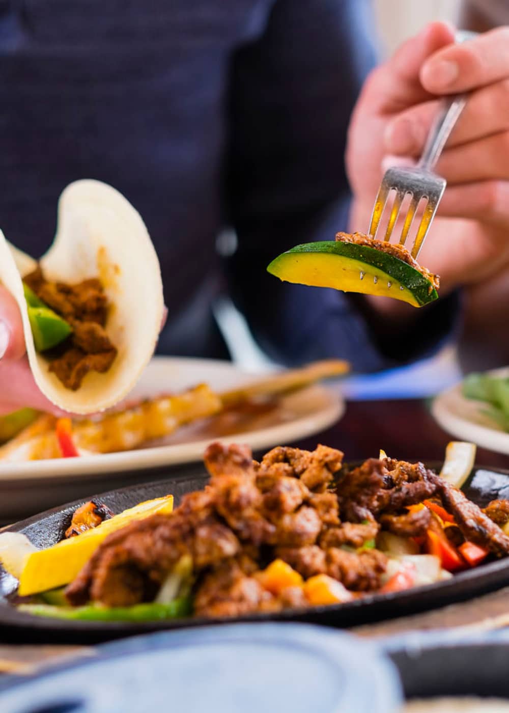 Food in the restaurant near M2 Apartments in Denver, Colorado