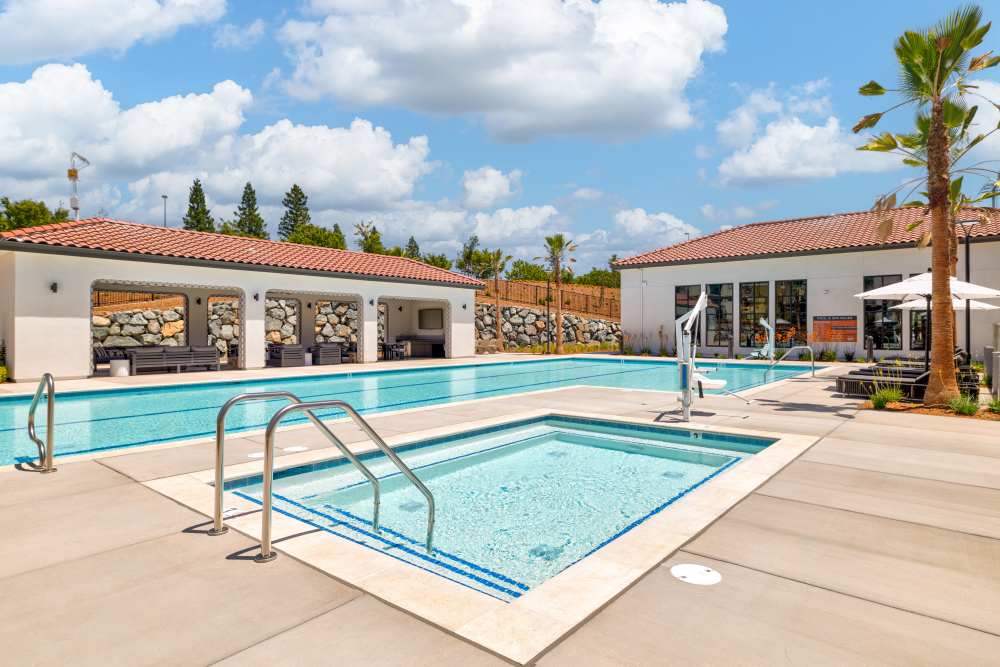 Large Swimming Pool at Broadstone Villas in Folsom, California