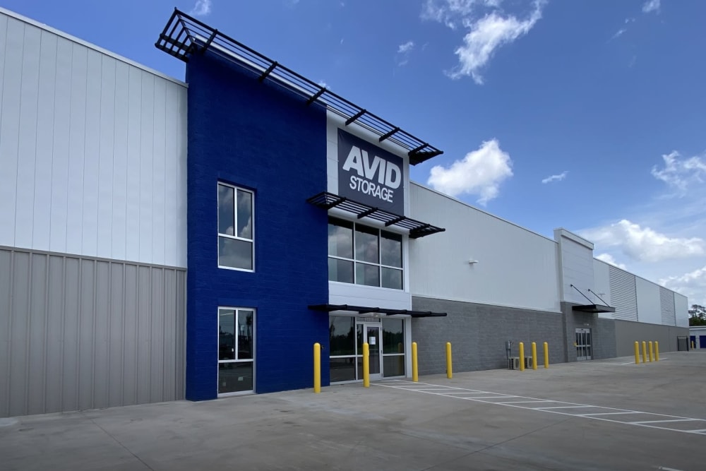 Outside view of Avid Storage in Panama City Beach, Florida