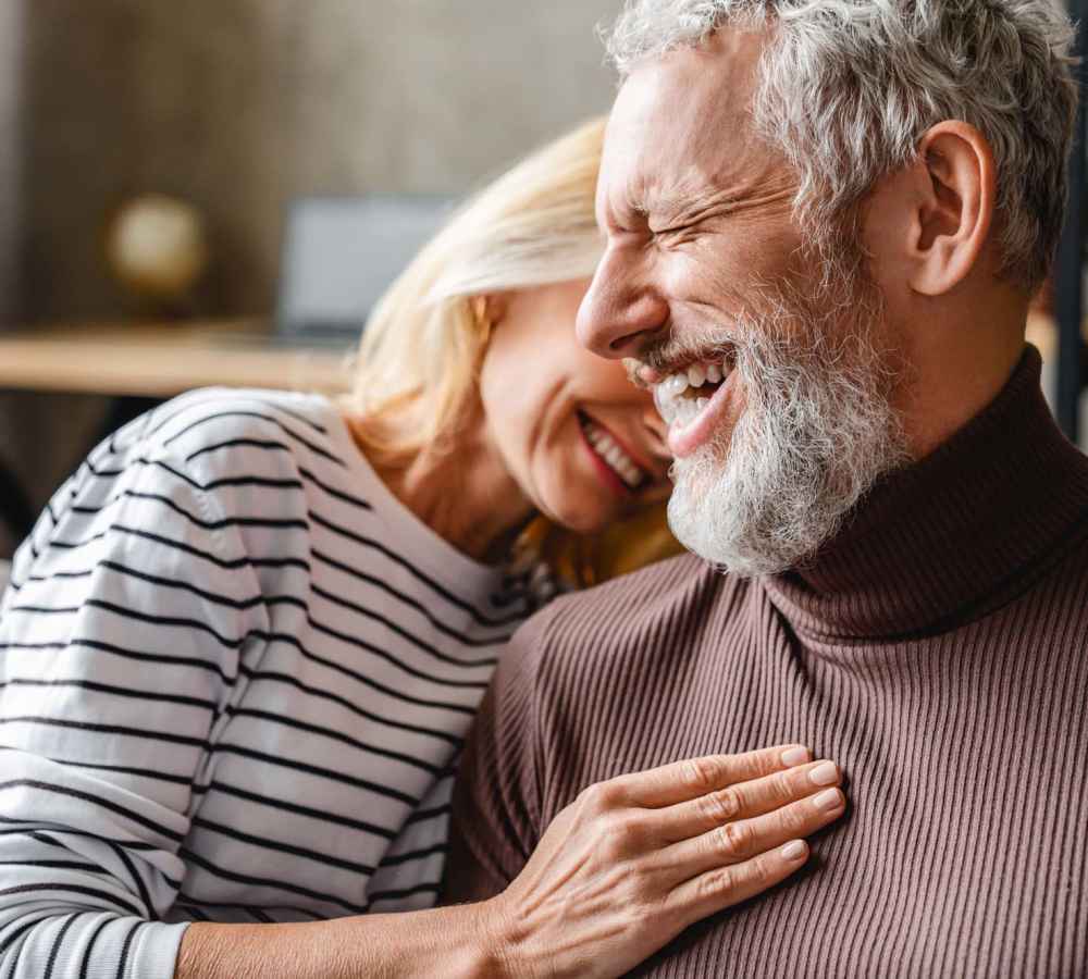 Couple being happy at Vintage at Redfield in Reno, Nevada