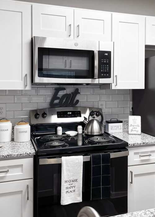 Model kitchen at Trinity Lakes in Cordova, Tennessee