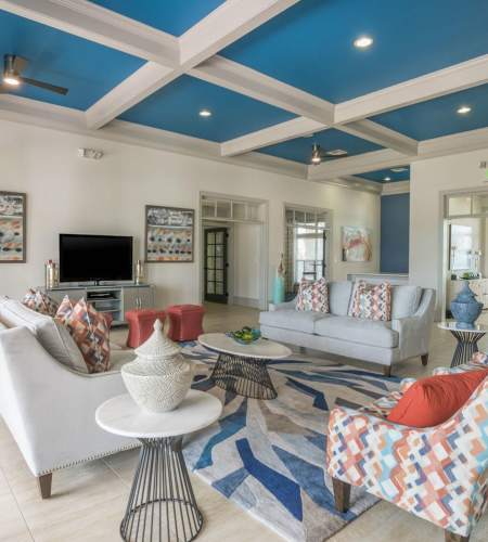 Living room at The Haven At West Melbourne in West Melbourne, Florida