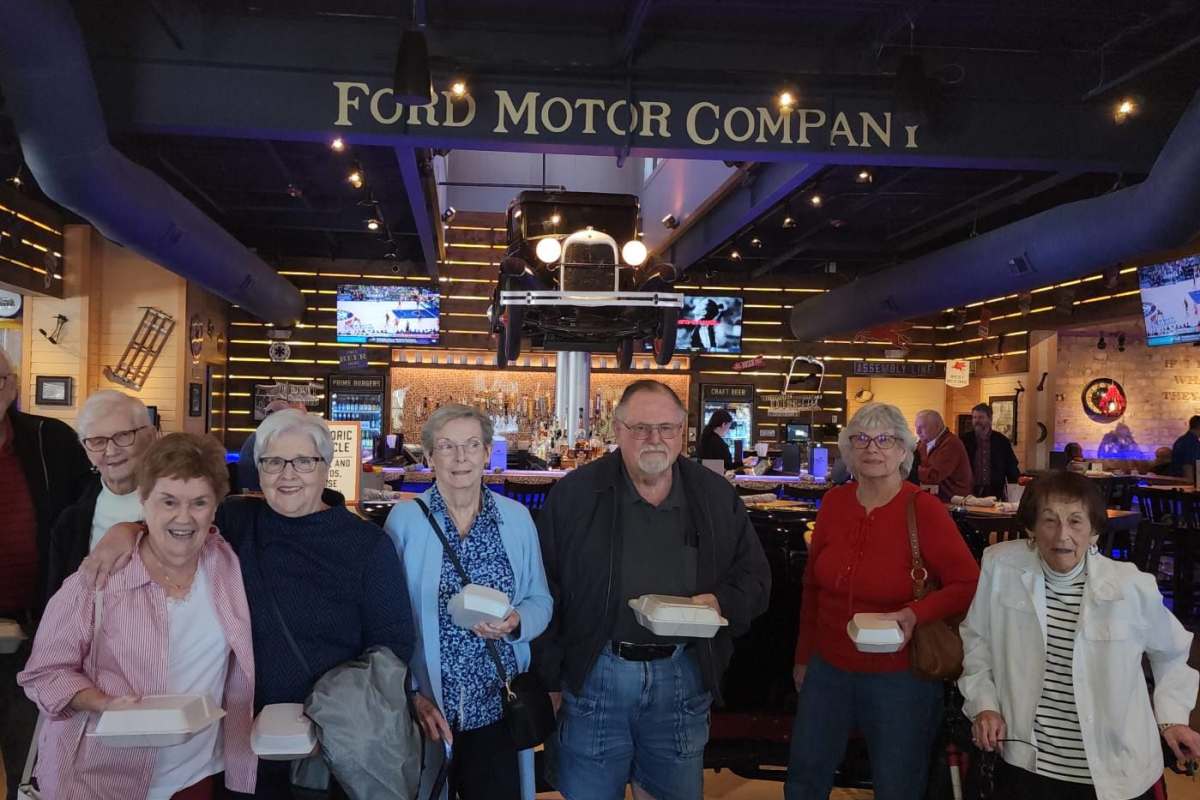 Residents enjoying an outing together at Watermere at Frisco in Frisco, Texas