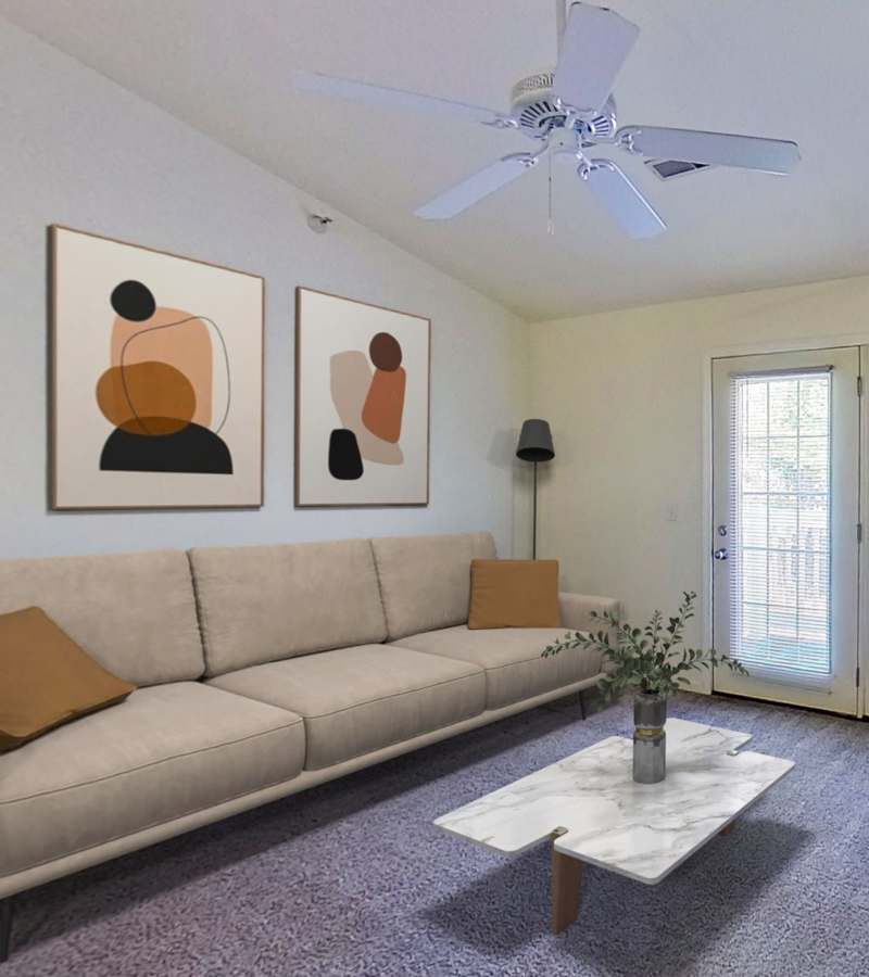 Bedroom area at Chesapeake Landing in Muskegon, Michigan 