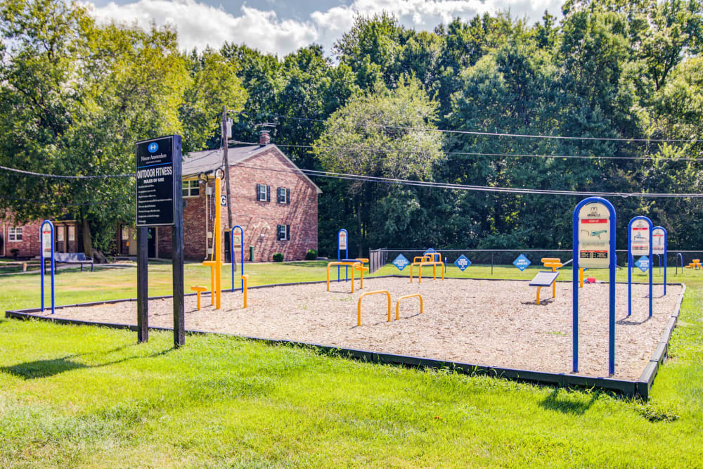 Outdoor playground at Nieuw Amsterdam Apartment Homes in Marlton, NJ