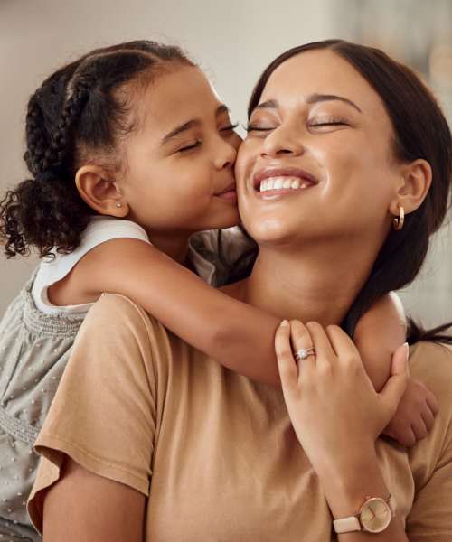 Mom and daughter at Citrus Run Apartments in Tampa, Florida