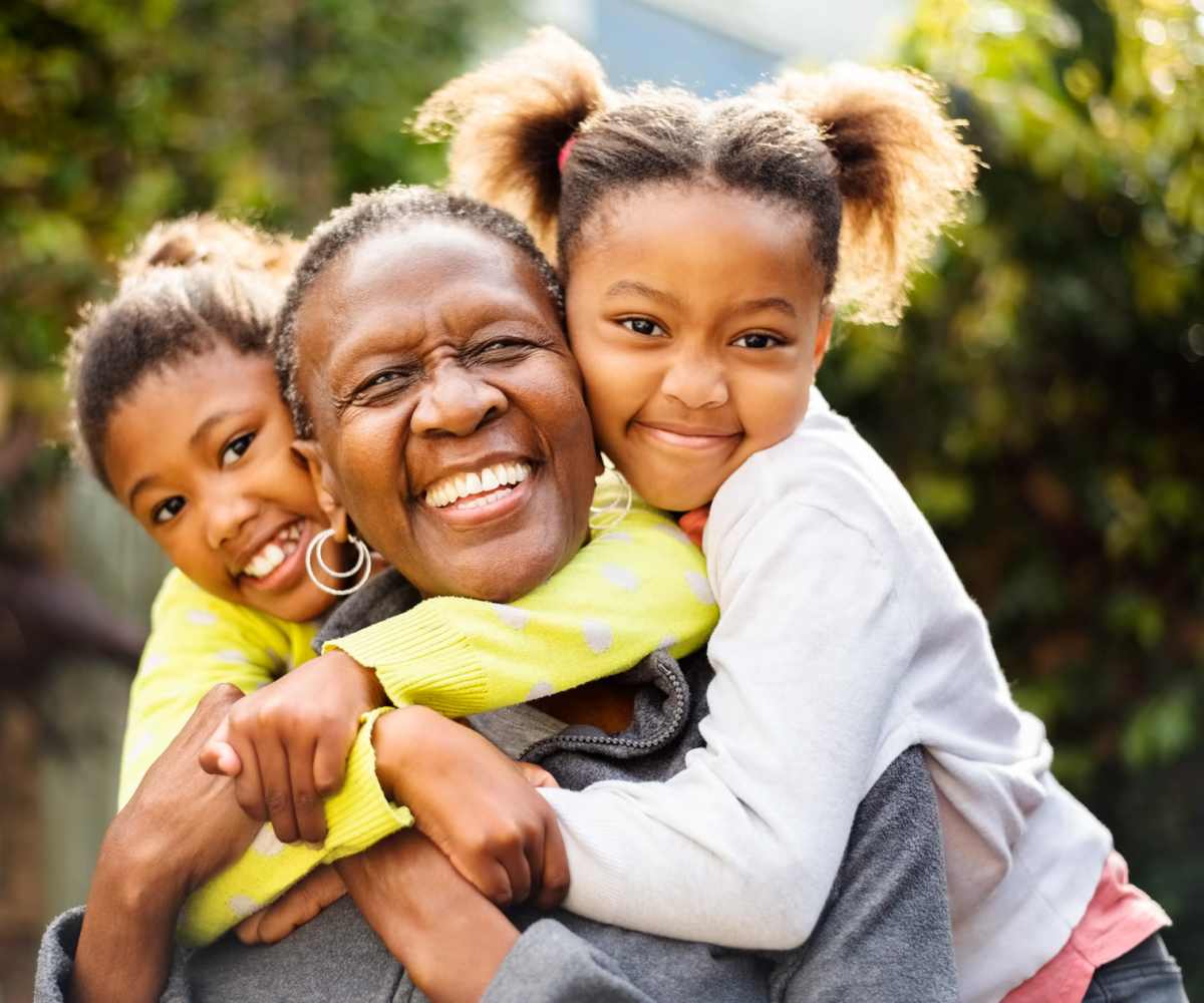 Family enjoying the outdoors near St. Michael in New Orleans, Louisiana 