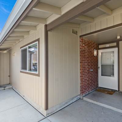 Front porch at Hillside in Joint Base Lewis McChord, Washington