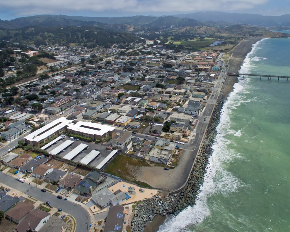 aerial photos of SeaPointe in Pacifica, California