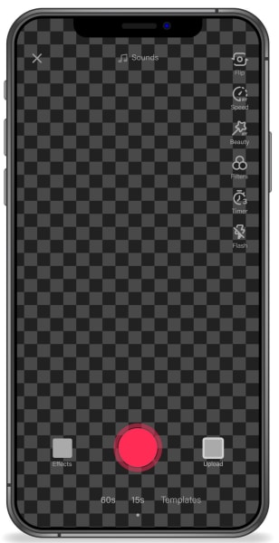 TikTok Recording Interface