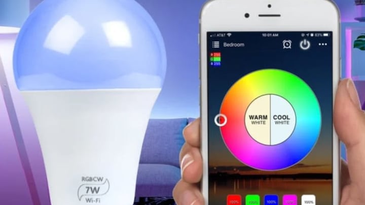 Smart bulb mobile application