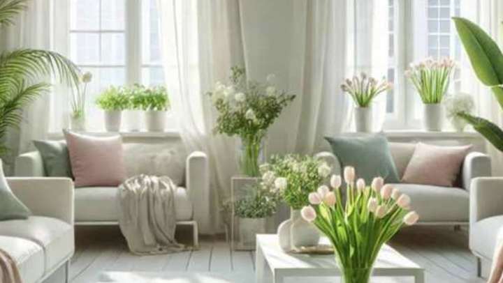 Luxury apartment living room