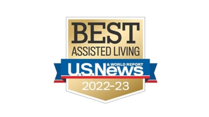 US News & World Report Best Assisted Living Badge
