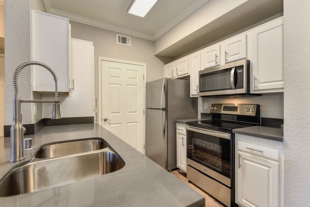 Kitchen at River Oaks Apartment Homes in Vacaville, California