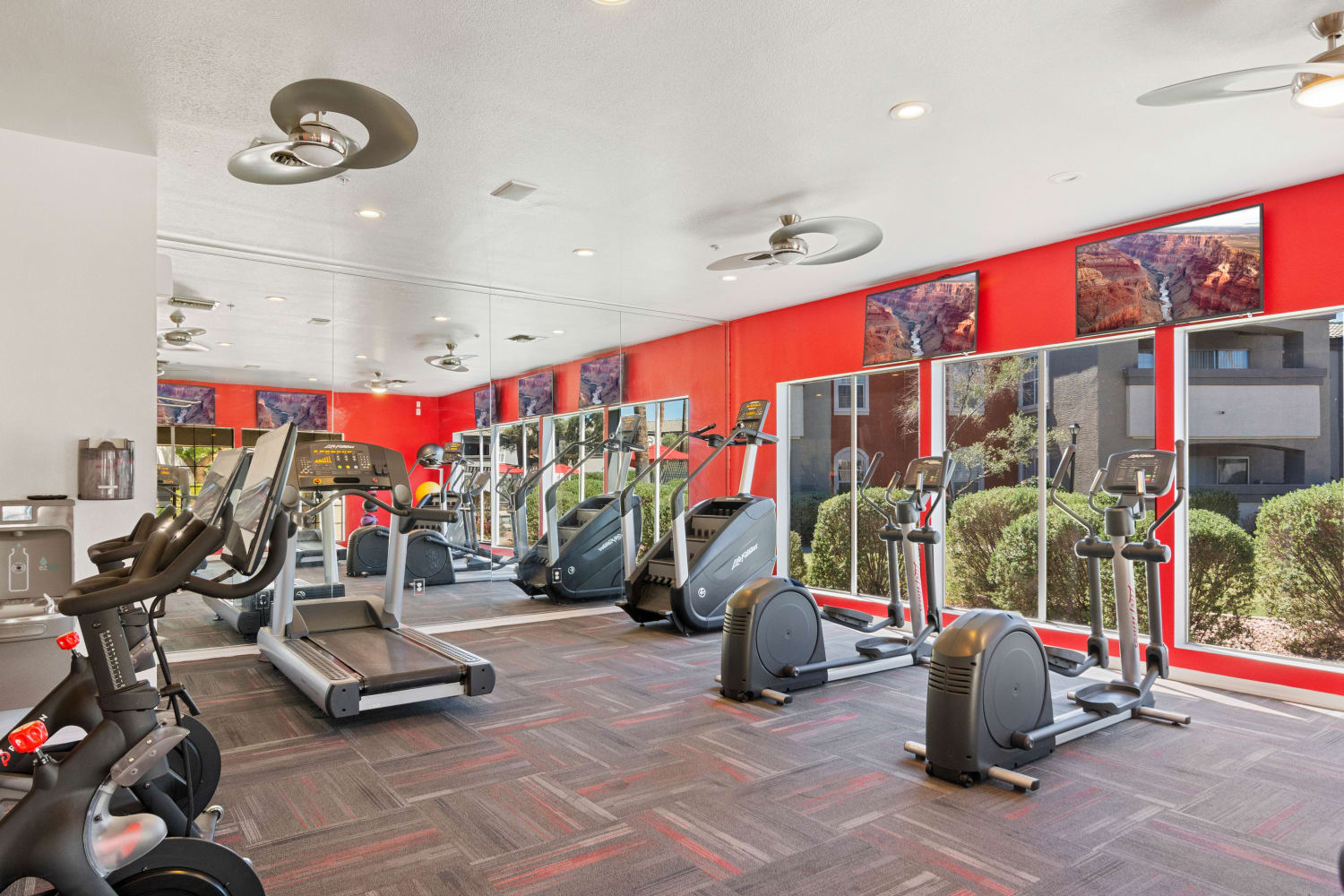 Fitness center at Luxe @ Ocotillo in Chandler, Arizona
