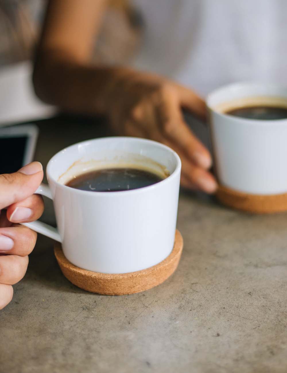 Close up of coffee at RentMSU in Mankato, Minnesota