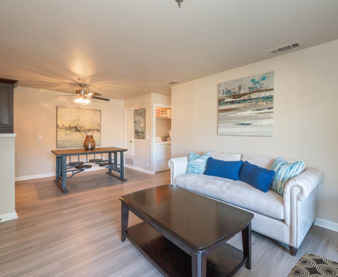 Living room at Hidden Creek in Vacaville, California