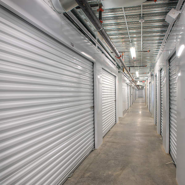 Indoor climate-controlled storage units at StorQuest Self Storage in Tucson, Arizona